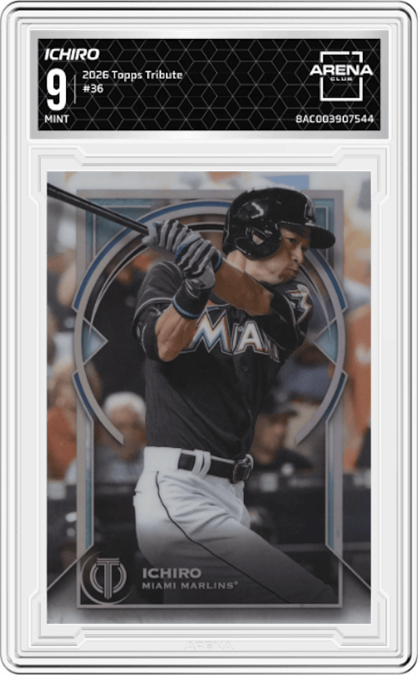 2026 Topps Tribute #36 Ichiro Arena Club 9