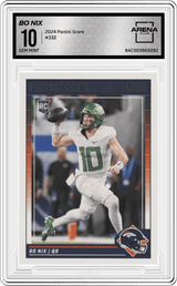 2024 Panini Score #332 Bo Nix Arena Club 10