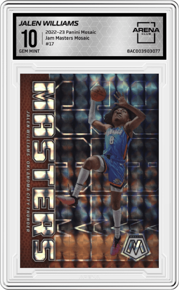 2022-23 Panini Mosaic Jam Masters Mosaic #17 Jalen Williams Arena Club 10