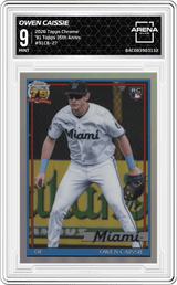 2026 Topps Chrome '91 Topps 35th Anniv. #91CB-27 Owen Caissie Arena Club 9