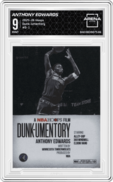 2025-26 Hoops Dunk-umentory #D-1 Anthony Edwards Arena Club 9