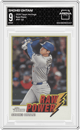 2026 Topps Heritage Raw Power #RP-SO Shohei Ohtani Arena Club 9