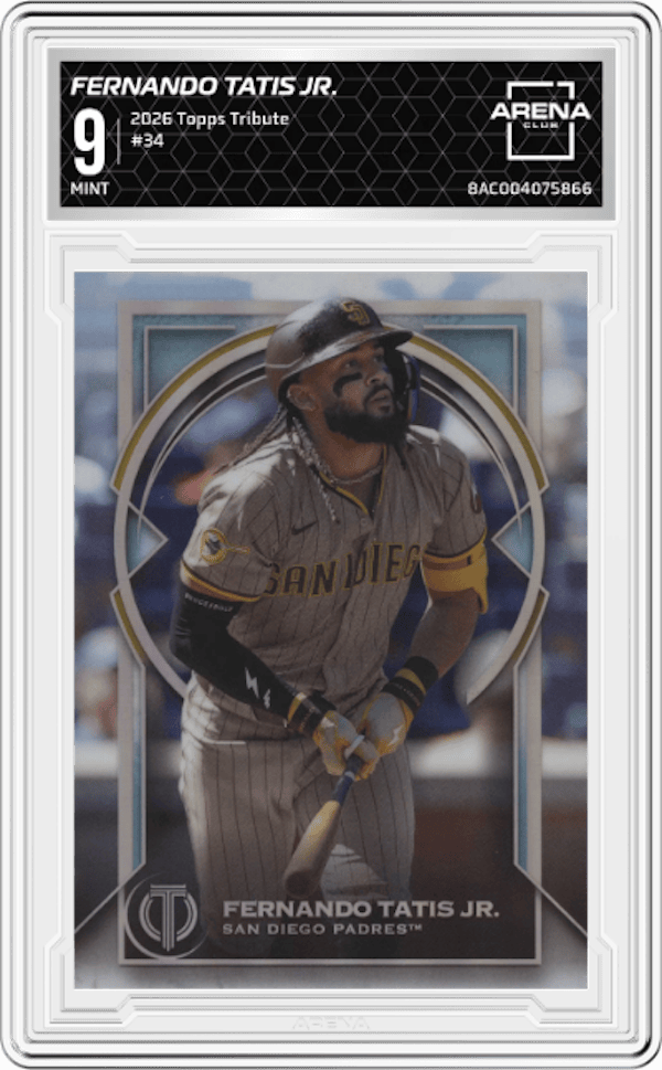2026 Topps Tribute #34 Fernando Tatis Jr. Arena Club 9