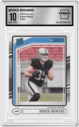 2024 Donruss Rated Rookie #394 Brock Bowers Arena Club 10