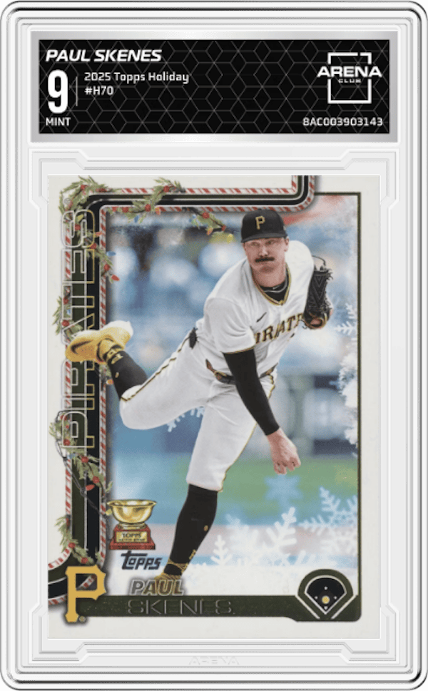 2025 Topps Holiday #H70 Paul Skenes Arena Club 9