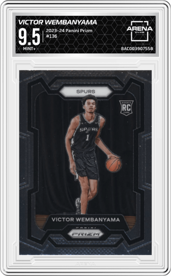 2023-24 Panini Prizm #136 Victor Wembanyama Arena Club 9.5