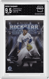 2025 Bowman Rockstar Rke. #RR-20 Roki Sasaki Arena Club 9.5