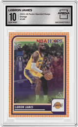 2023-24 Panini Haunted Hoops Orange #149 Lebron James Arena Club 10
