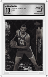 2025-26 Topps Chrome Cactus Jack #83 Asa Newell Arena Club 10