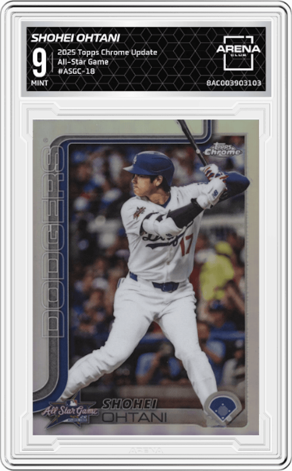 2025 Topps Chrome Update All-Star Game #ASGC-18 Shohei Ohtani Arena Club 9