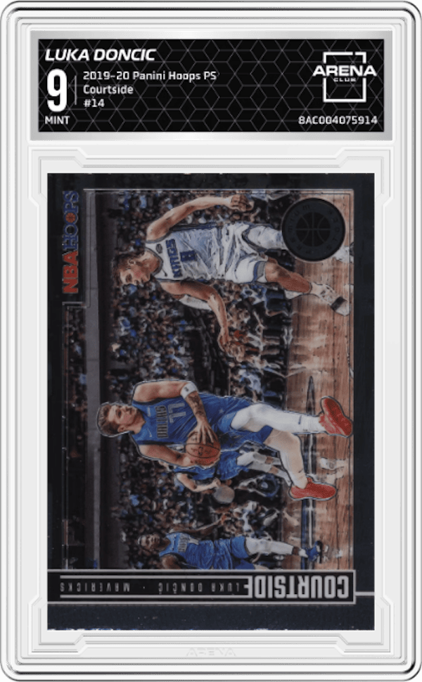 2019-20 Panini Hoops Premium Stock Courtside #14 Luka Doncic Arena Club 9